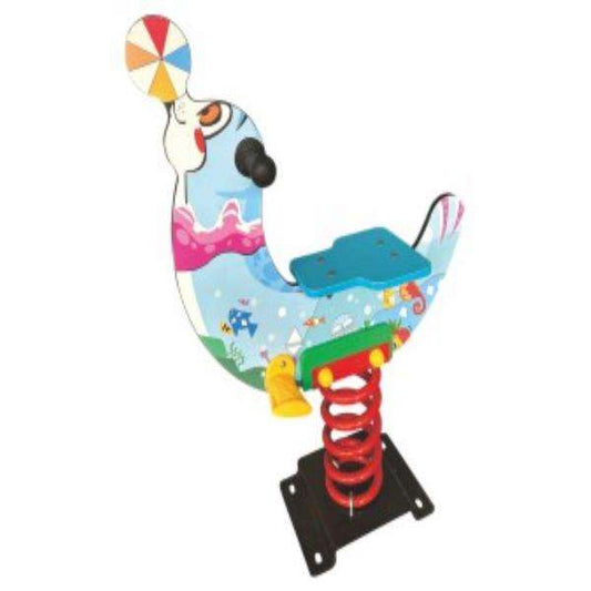 Fish Shape Children Ride Spring - Gold land toys best toys shop in Dubai