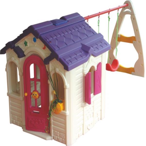 Mega kids Farm Hut With Swing - Gold land toys best toys shop in Dubai 