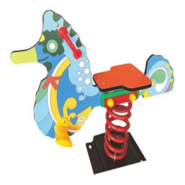 Fish Shape Children Ride Spring - Gold land toys best toys shop in Dubai 