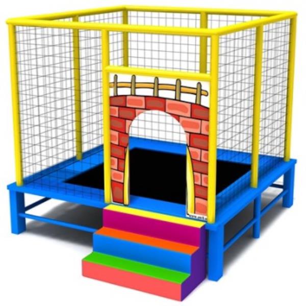 Sky Zone Trampoline With Protective Net