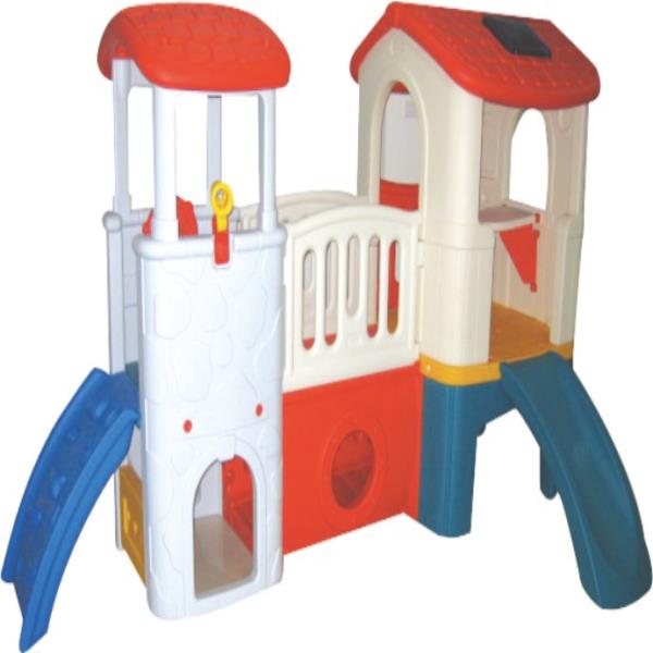 Large Play Slide Twin Tower - Gold land toys best toys shop in Dubai 