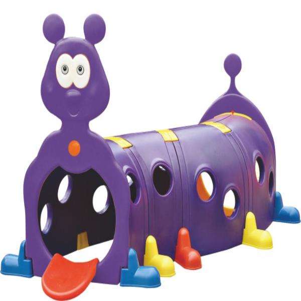 caterpillar shape tunnel with funny face - Gold land toys best toys shop in Dubai 