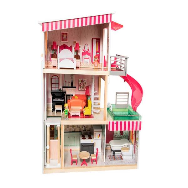 Kids Toy wooden play house - Gold land toys best toys shop in Dubai 