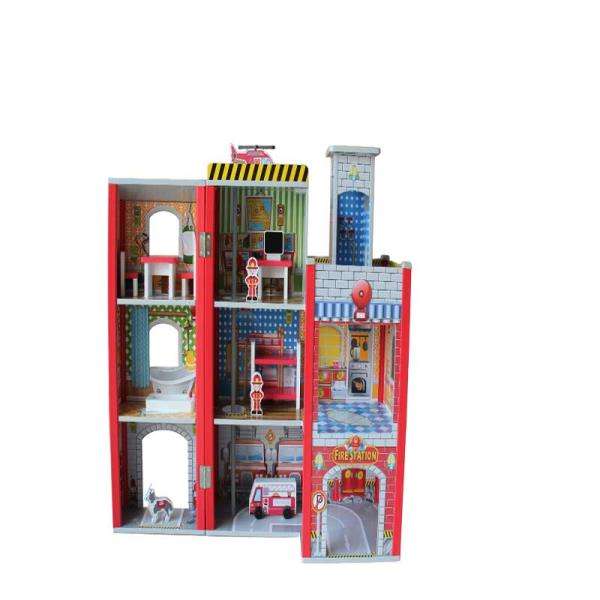 Fire Station Play Set - Gold land toys best toys shop in Dubai 