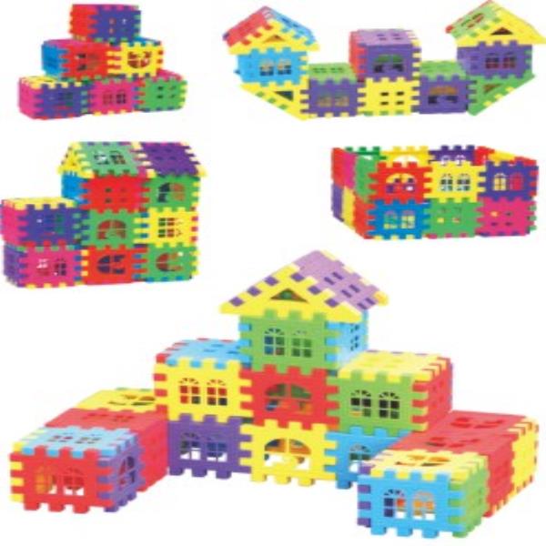 Happy House Building Blocks - Gold land toys best toys shop in Dubai 