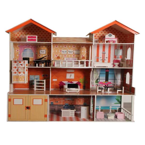 wooden Doll house - Gold land toys best toys shop in Dubai 