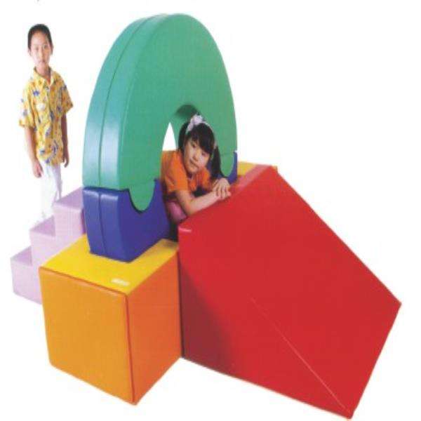 3 Step Climb and Crawl Soft Play - Gold land toys best toys shop in Dubai