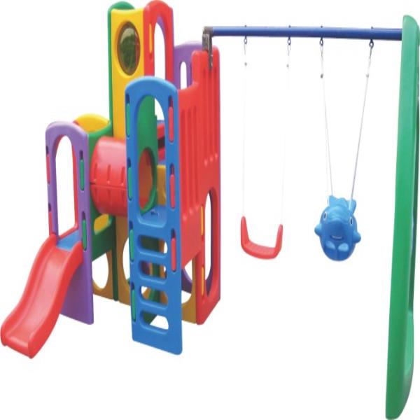 kids play area slides with swings - Gold land toys best toys shop in Dubai 