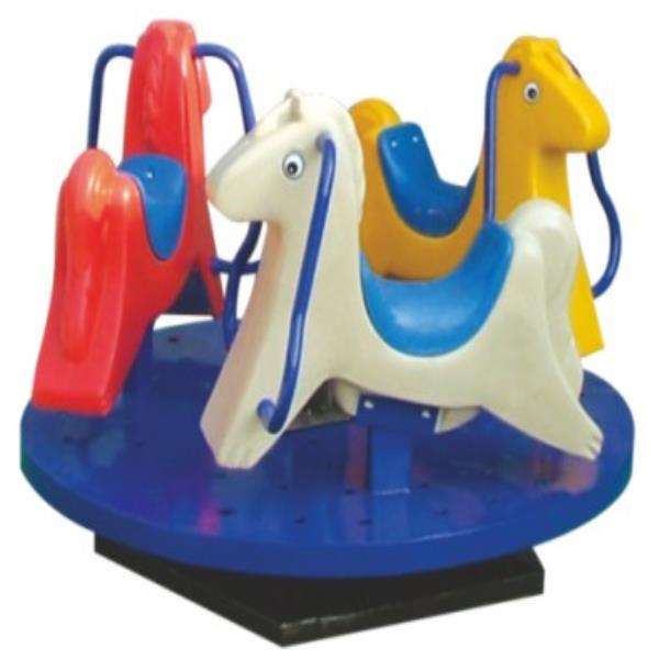 Horse Merry Go Round Garden Playset - Gold land toys best toys shop in Dubai 