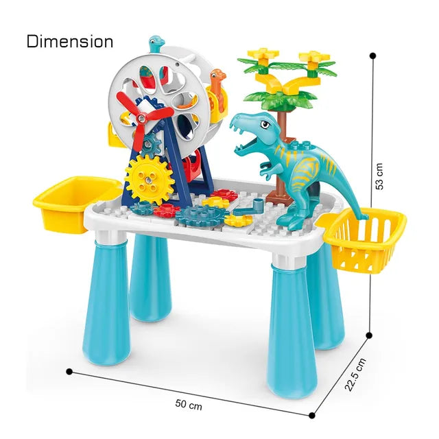 Children Educational Particle dinosaur ferris toys building blocks