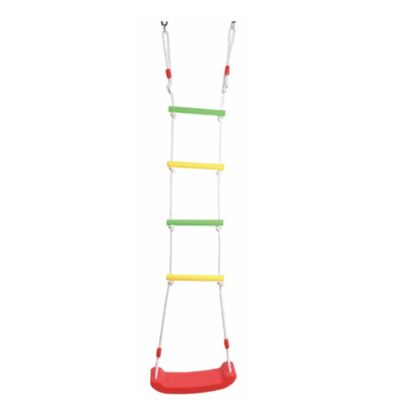 Durable plastic disc climbing ladder for outdoor fun