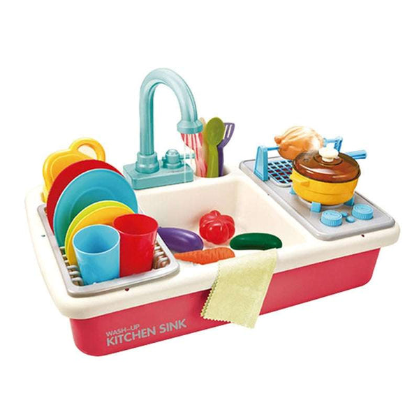 Colorful toy kitchen sink set - Gold land toys best toys shop in Dubai 