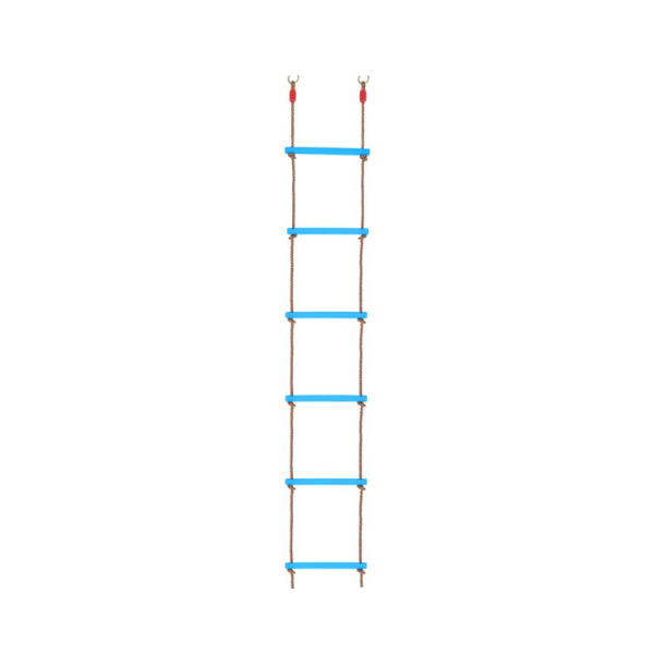 Portable ladder rope for easy climbing and adventure play