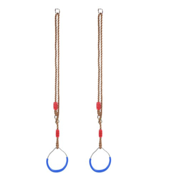 Durable gymnastic rings for strength and flexibility