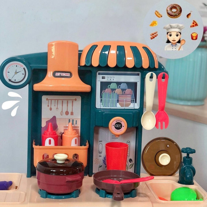 Hot sell kids large kitchen set toy