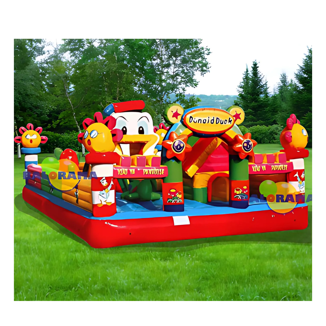 Inflatable Playground for Kids | Fun & Safe Outdoor Activity – Gold ...