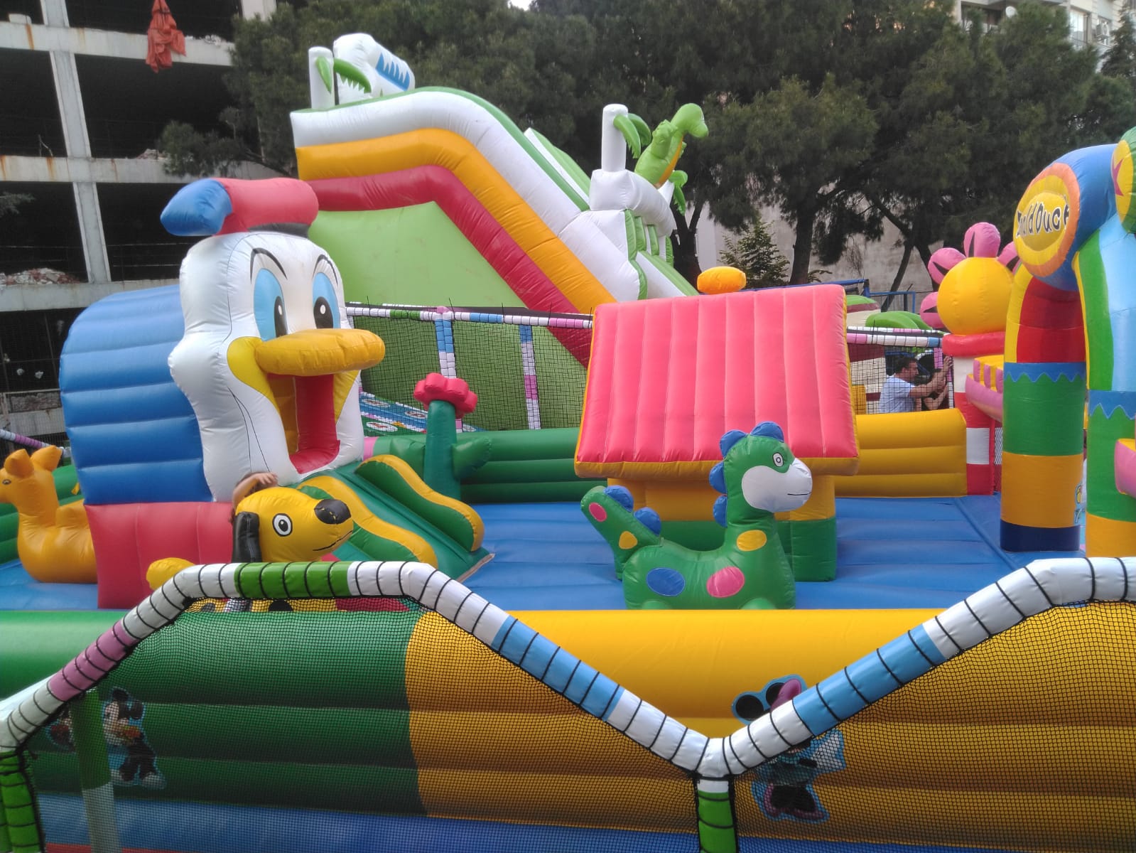 Inflatable Playground for Kids | Fun & Safe Outdoor Activity – Gold ...