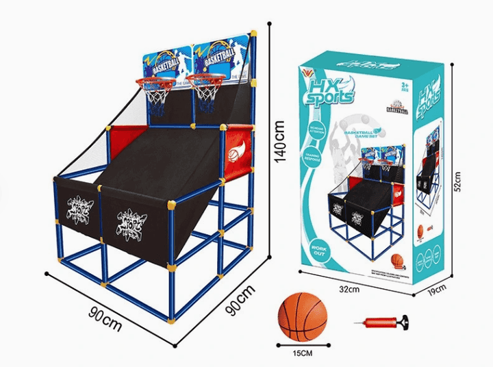 Kids Basketball Toy Set Sport Toys Basketball Board - Gold land toys best toys shop in Dubai 