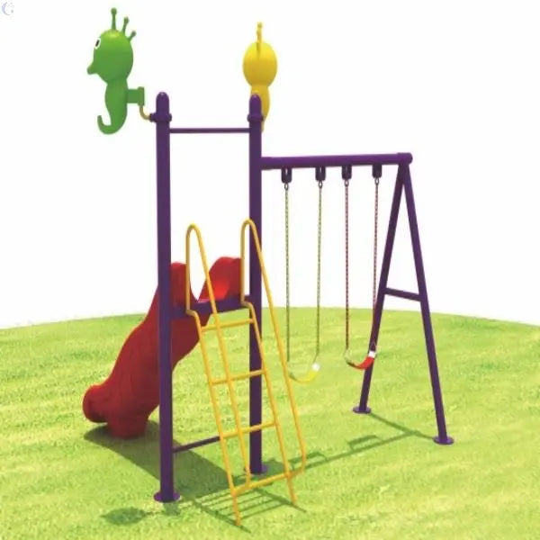 Ladder Slide And Swing Set - Gold land toys best toys shop in Dubai 