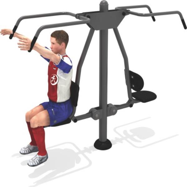 Manual Lat Pull Down Machine Double - Gold land toys best toys shop in Dubai 