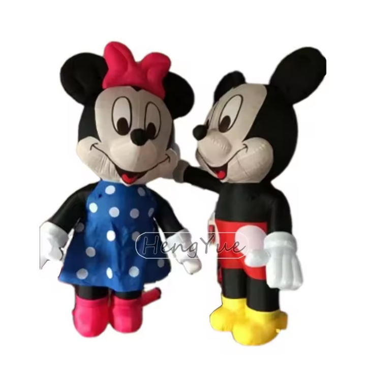 Mickey and Minnie Mouse