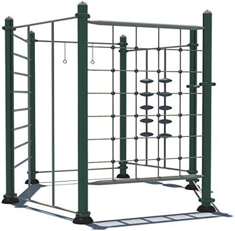 Multi Gym Obstacles Metal Playhouse For Kids - Gold land toys best toys shop in Dubai 