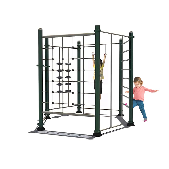 Multi Gym Obstacles Metal Playhouse For Kids - Gold land toys best toys shop in Dubai 