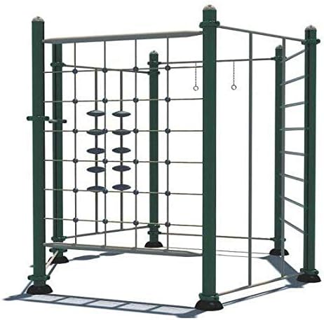 Multi Gym Obstacles Metal Playhouse For Kids - Gold land toys best toys shop in Dubai 