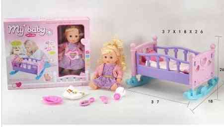 My Baby Doll Cradle Set - Gold land toys best toys shop in Dubai 