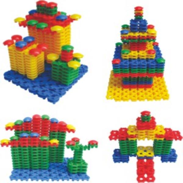 Plastic Brick Toy Construction - Gold land toys best toys shop in Dubai 