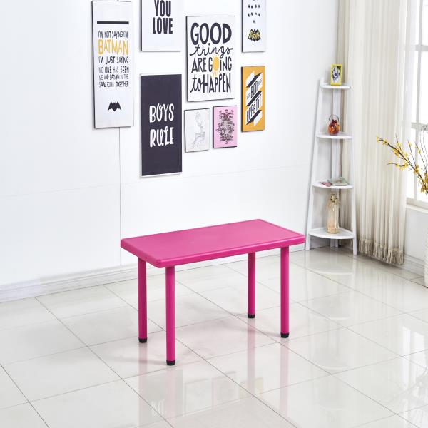 Rectangle Kids Table Pink - Stylish & Durable for Children | Gold Land ...