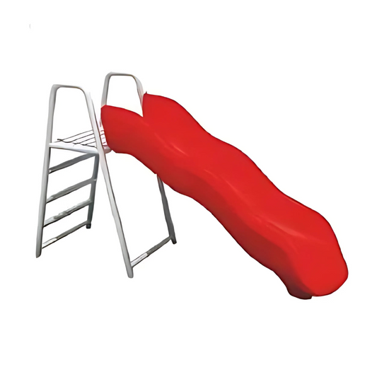 Red coloured slide for kids with stair Small