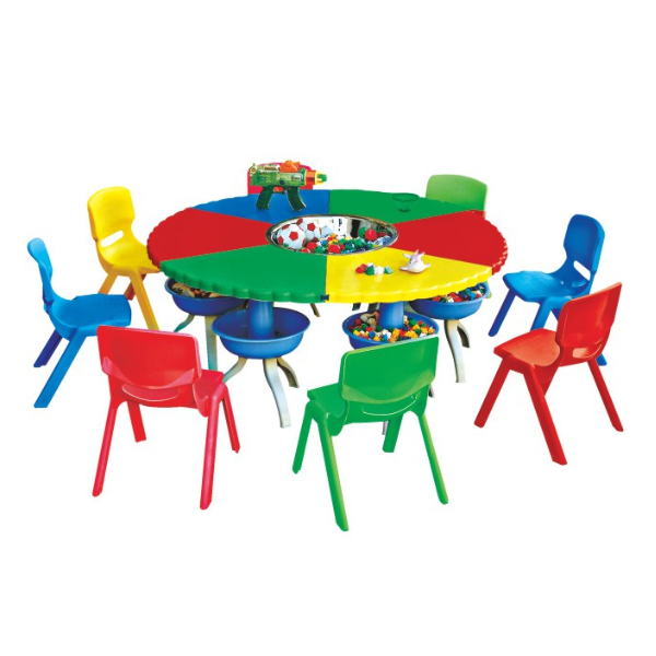 Round Table and Chair Set Children - Gold land toys best toys shop in Dubai 