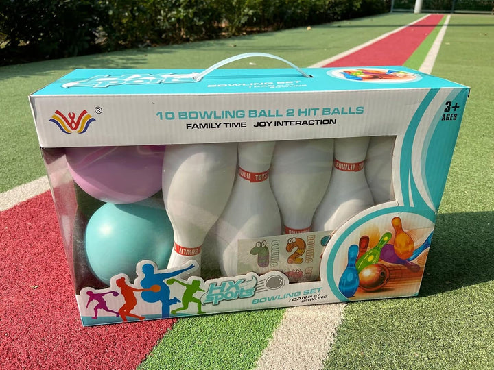 Snowmen Bowling Set