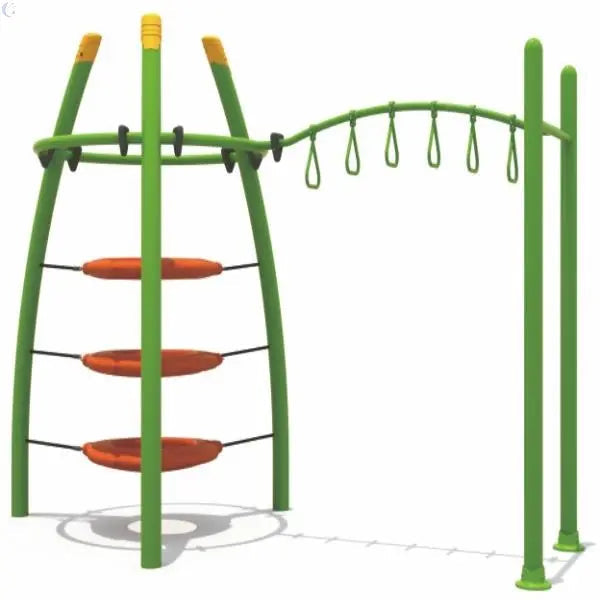 Triangle Climber & Monkey Bar Playground - Gold land toys best toys shop in Dubai 