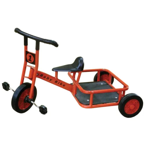 Tricycle with back space