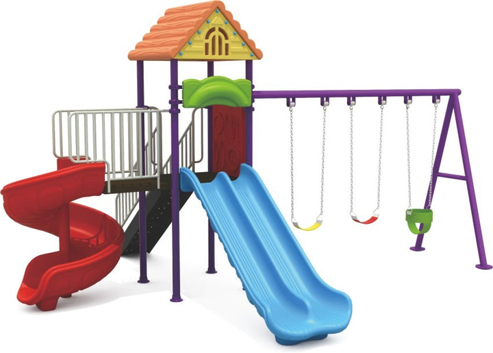 sunshine slide & swing set - Gold land toys best toys shop in Dubai 