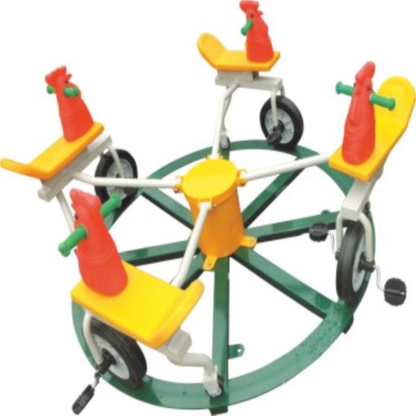 Roster cycle Merry Go Round Garden Playset - Gold land toys best toys shop in Dubai 