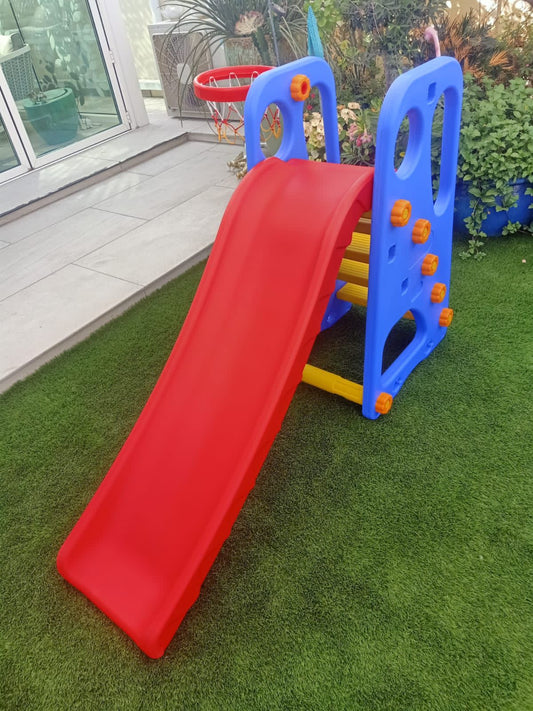 Red coloured slide for kids with stair Big