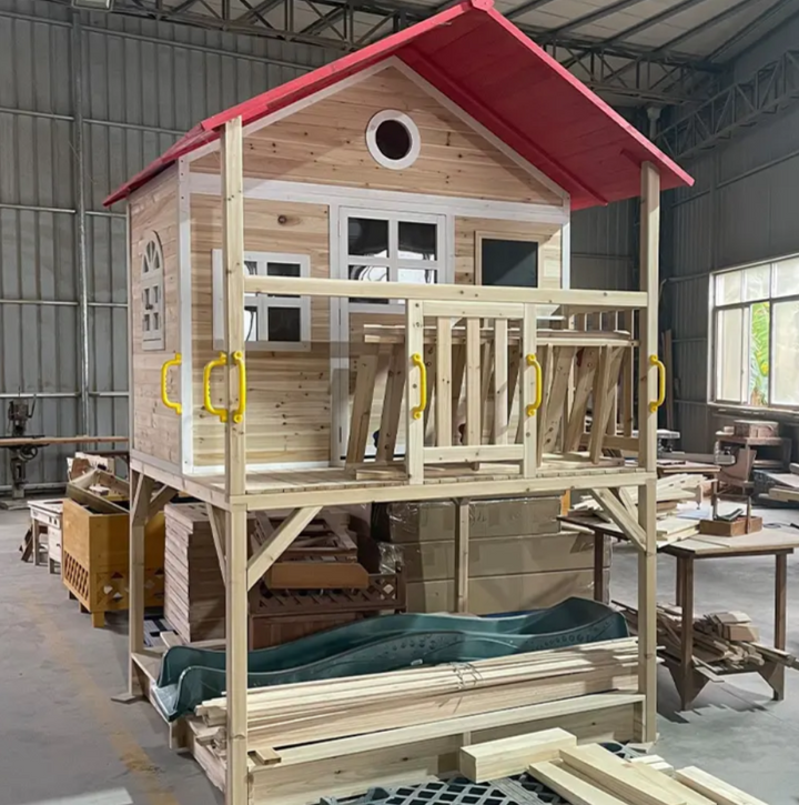 Wooden Playhouse - Gold land toys best toys shop in Dubai 