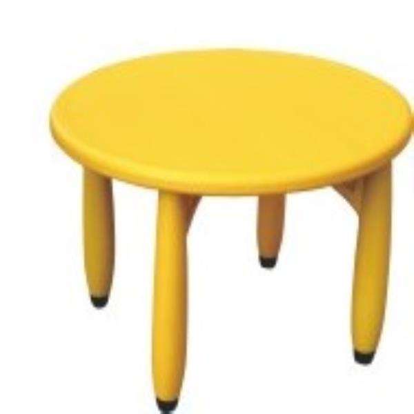 Circle Kids Table Yellow - Gold land toys best toys shop in Dubai 