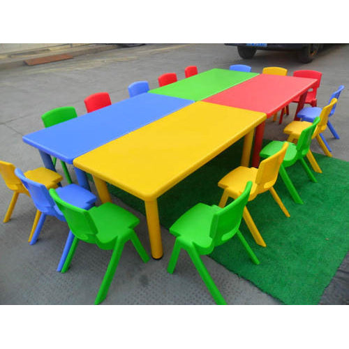 Kids multi colour plastic table set - Gold land toys best toys shop in Dubai 