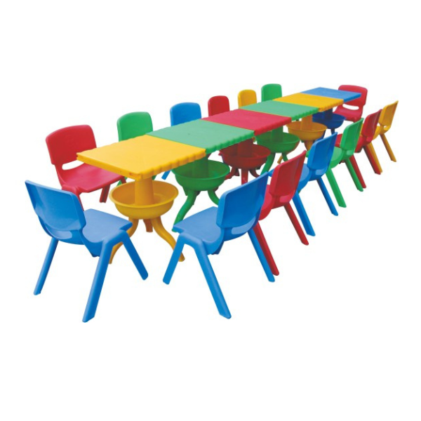 Kids multi colour plastic table set - Gold land toys best toys shop in Dubai 