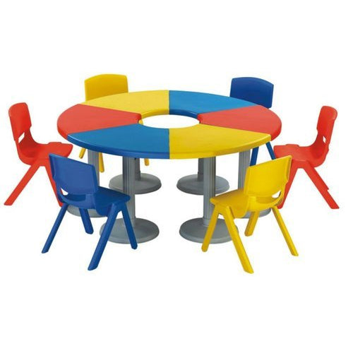 Kids multi colour plastic table set - Gold land toys best toys shop in Dubai 