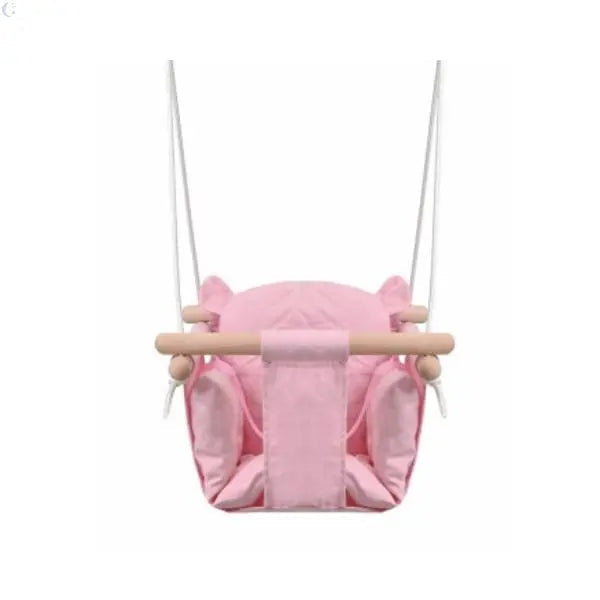 secure baby swing seat pink colour - Gold land toys best toys shop in Dubai 