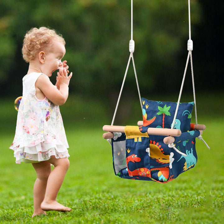 Cotton Baby Swing Square Stick Frame - Gold land toys best toys shop in Dubai 