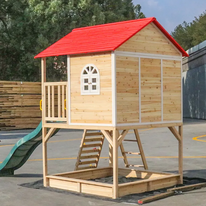 Wooden Playhouse - Gold land toys best toys shop in Dubai 